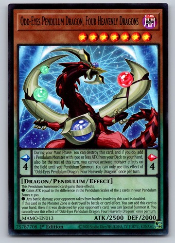 Odd eyes pendulum dragon four - pendulum,