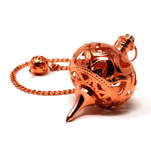 Copper dowsing pendulum - copper,