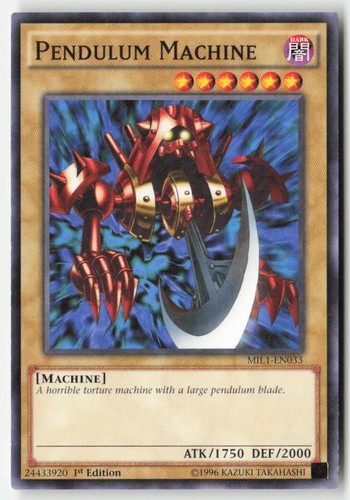 Yugioh pendulum machine - -,